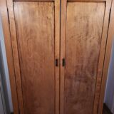 Light wood wardrobe
