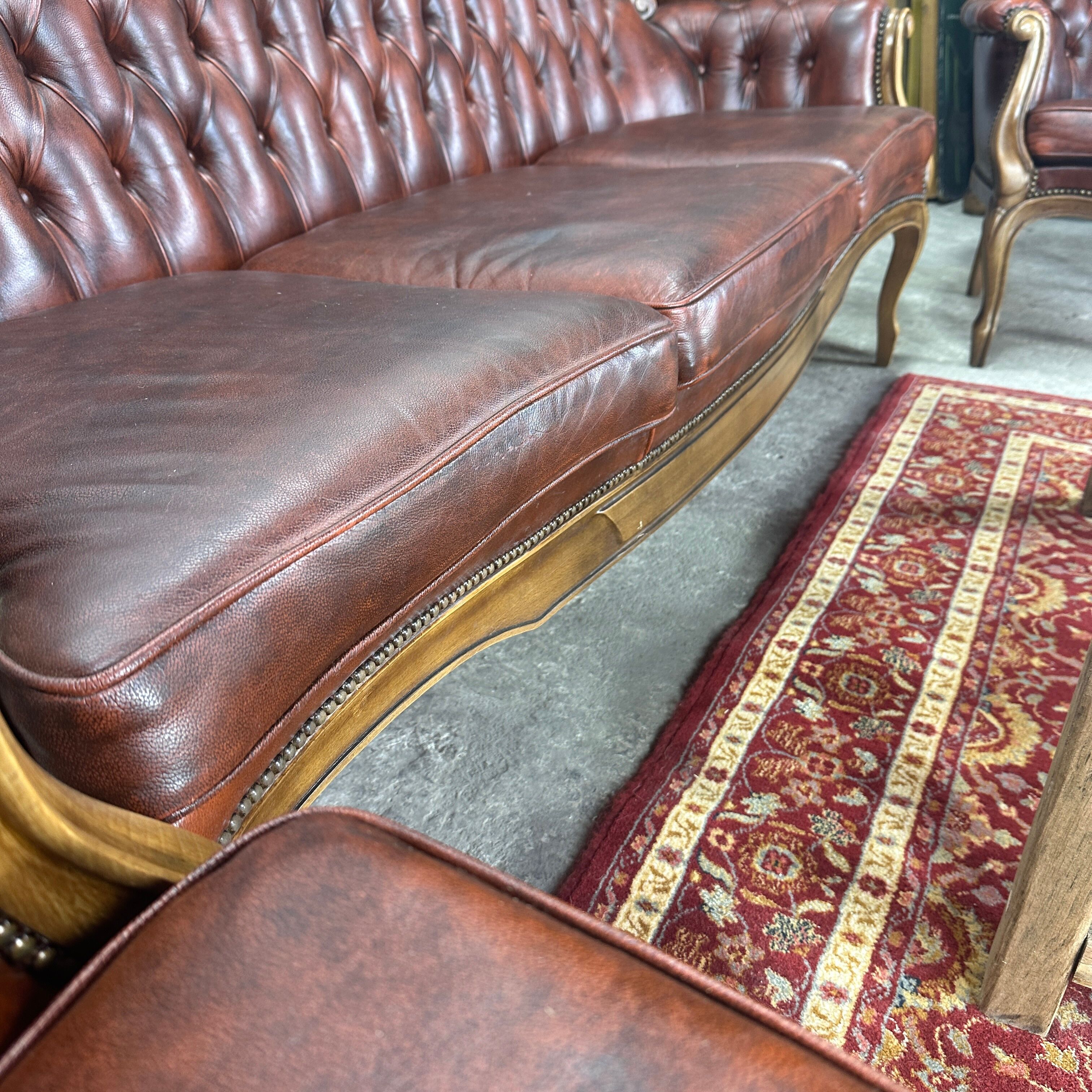 Chesterfield upholstered living room