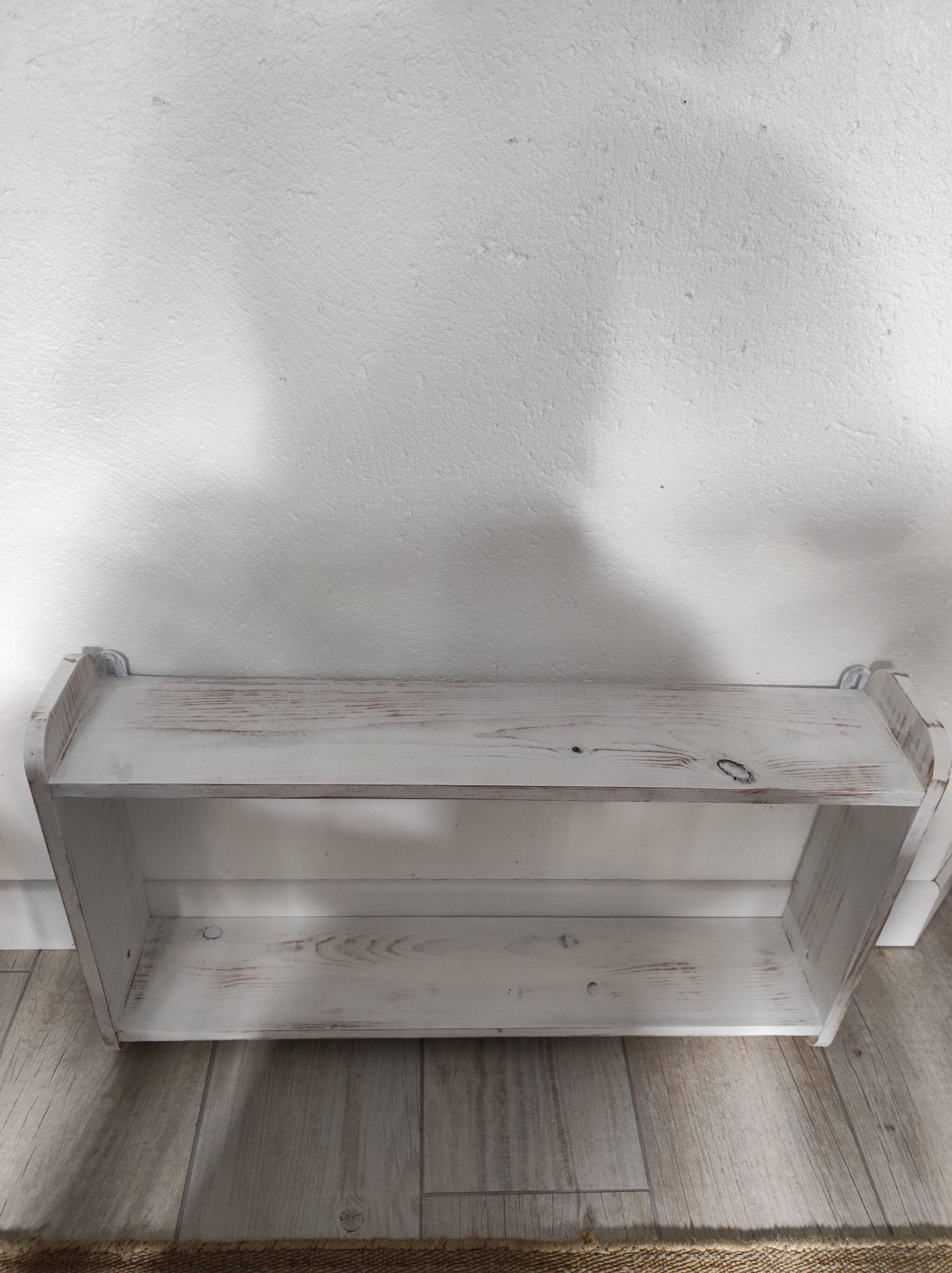 Wooden shelf
