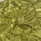 Green velvet storage pouffe from the 1960s.