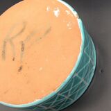 Hollow dish small salad bowl Ceramic R.P. Robert Picault Vallauris Vintage