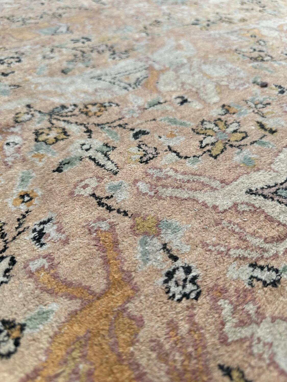 Persian silk rug