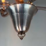 Venetian lustre made of Murano glass in amethyst colour, circa 1920.