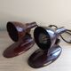 Pair of bakelite lamps 1950s