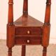 18th century mahogany barber's or pocket emptier