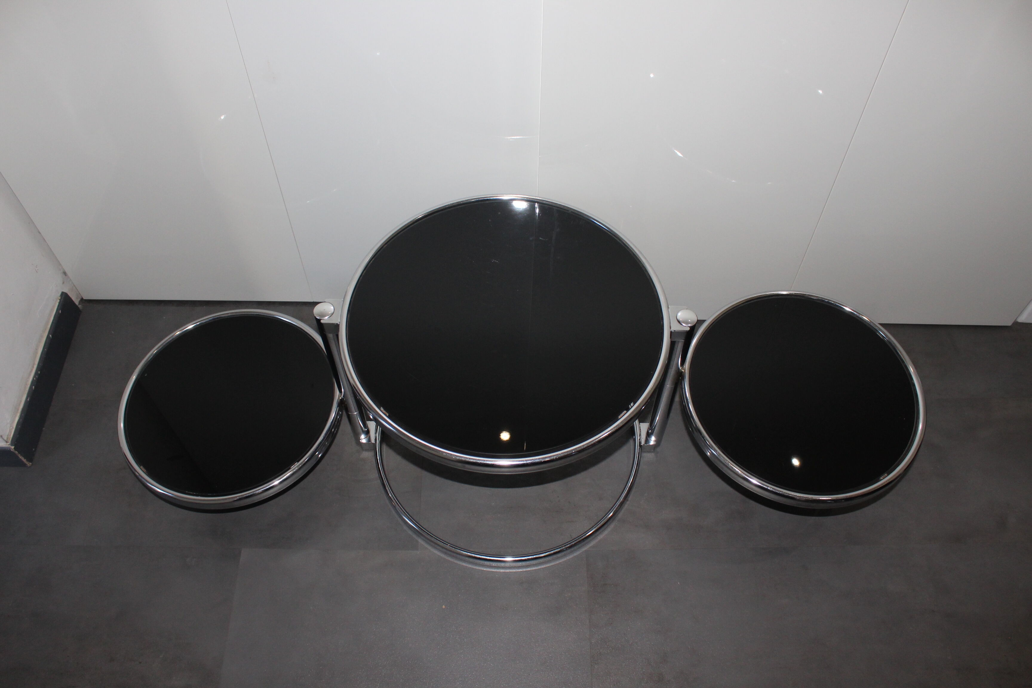 GLASS COFFEE TABLE, SWIVEL LEITMOTIV LOUNGE TABLE, design