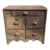 Antique wooden writing cabinet