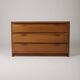 Commode en bois d'orme Luigi Gorgoni