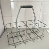 Metal bottle basket