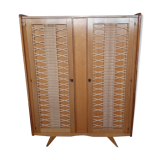 Armoire en rotin vintage