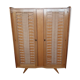 Armoire en rotin vintage