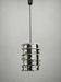 Mid-Century Czech Chrome Geometric Pendant Light, 1960s