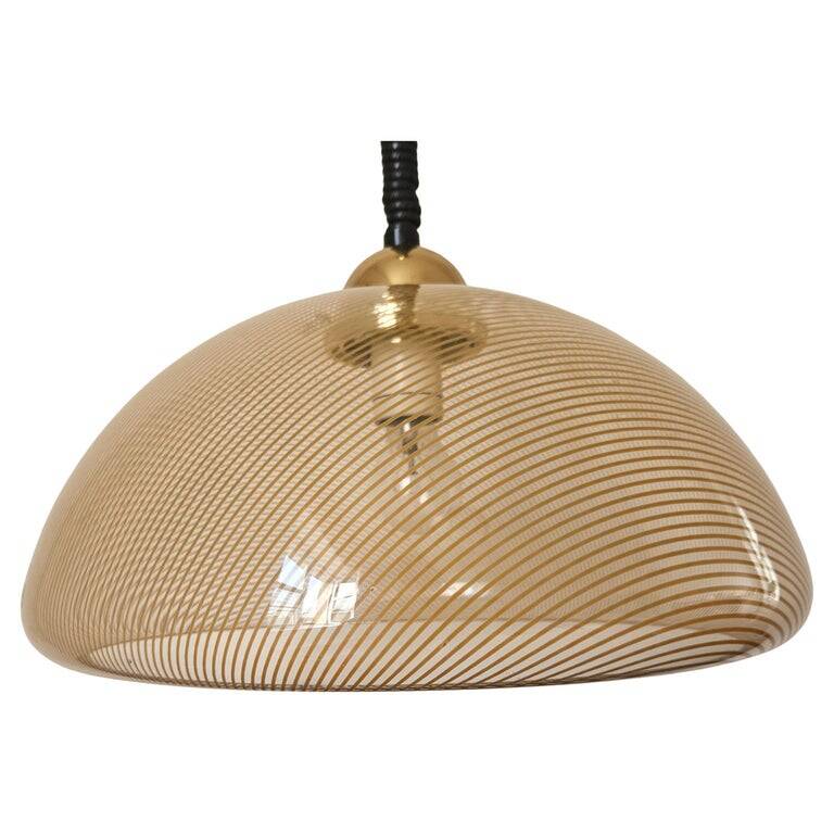 Midcentury Rare Pendant Guzzini, Luigi Massoni, Italy, 1970s
