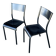 Paire de chaises Mullca 510 rééditées par Label Edition en version noire