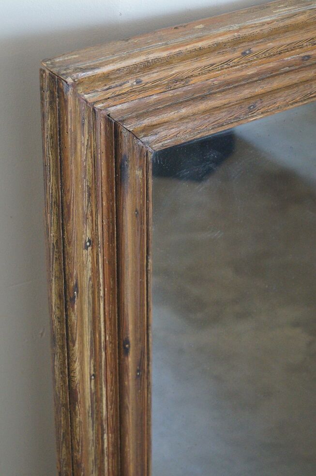 1900 mirror in wood 67x94cm