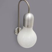 Wall lamp with glass diffuser by Stilux Milano, 1960s.