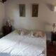 Plaid / jeté de lit boutis coton blanc rond marque kaszer