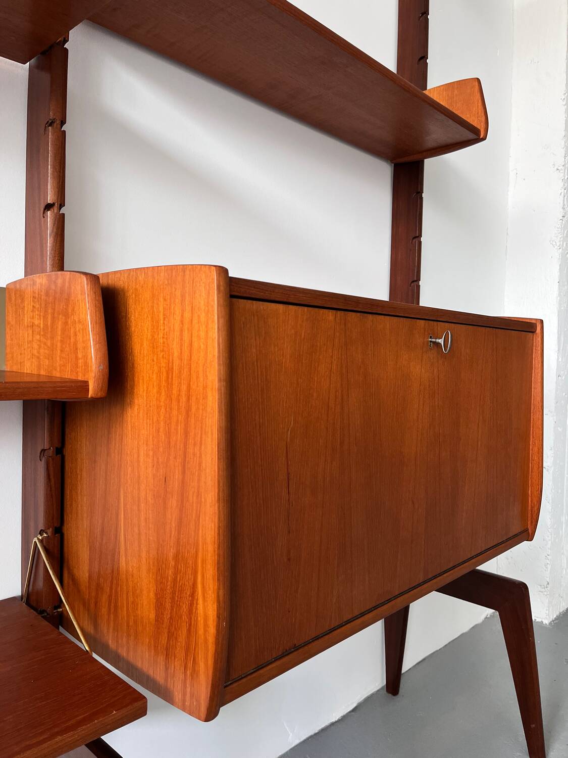 Scandinavian Mid Century Teak Bookcase, Norway 1960’s