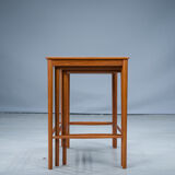 Mid-cenury teak nesting tables by Kai Winding for Poul Jeppesens