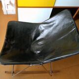 G1 leather armchair, rocker. Pierre Guariche