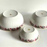 SALAD BOWLS Porcelain MEHUN Art Deco Decor