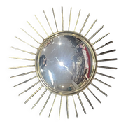 old Witch's Eye Sun Mirror burnished brass