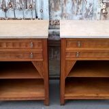 Art deco bedside pair