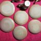 Set of 6 cups and under cups and teapot vered terracotta coffee