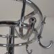 Freestanding Tubax coat rack with 6 double hooks, 1950s