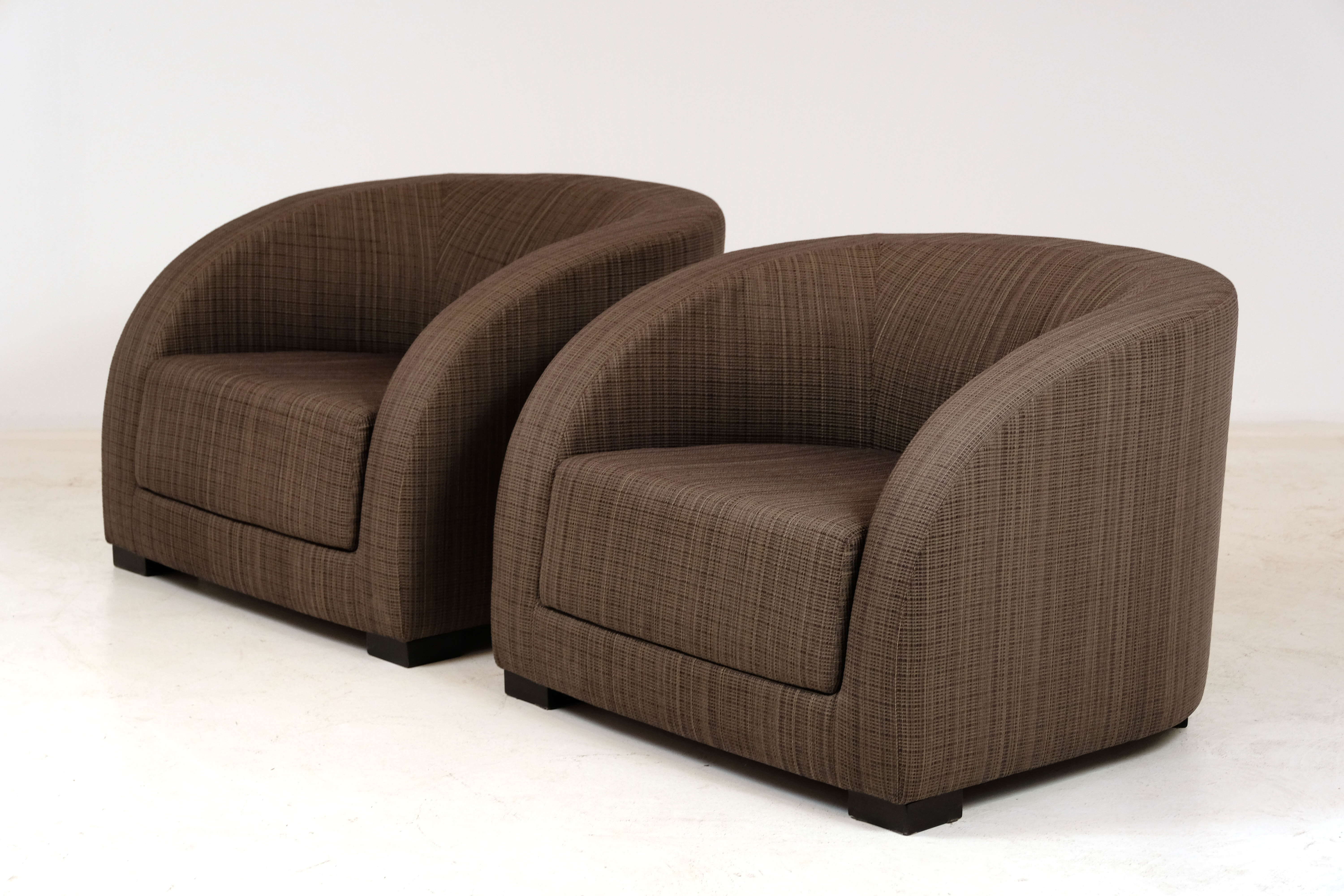 Paire de fauteuils d’Essex par Armani Casa
