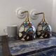 Paire d’appliques murales vitrail