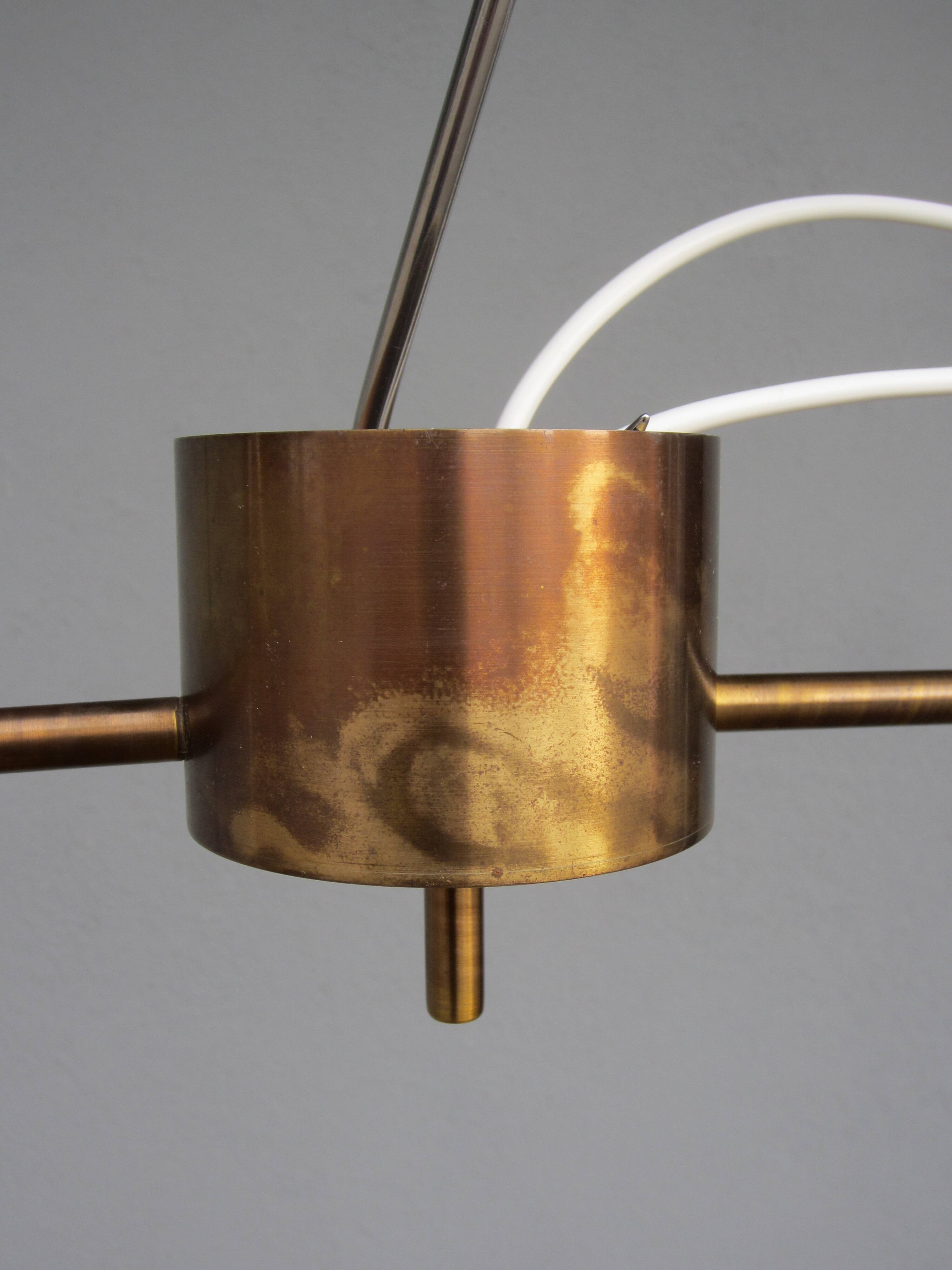 Scandinavian glass pendant lamp Carl Fagerlund for Orrefors