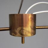 Scandinavian glass pendant lamp Carl Fagerlund for Orrefors