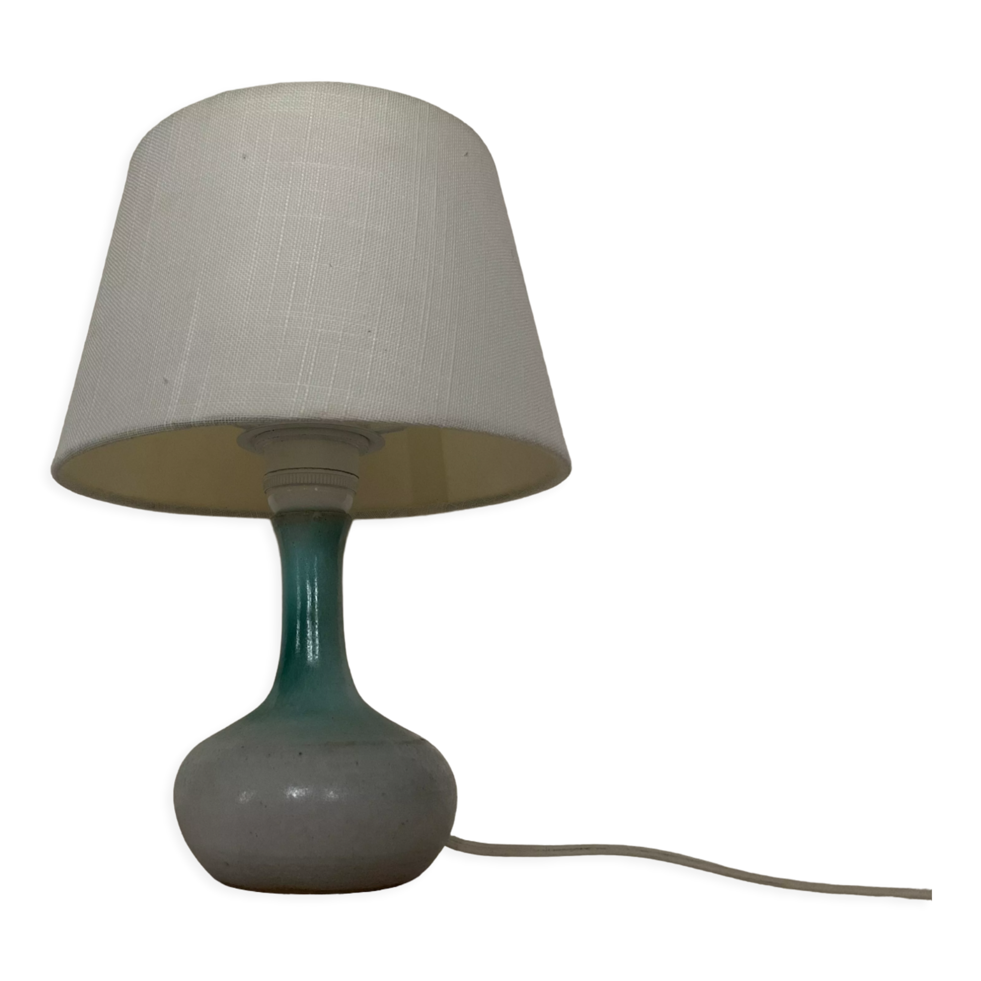 Vintage stoneware lamp