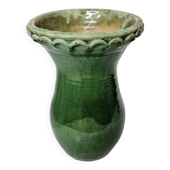 Vase en céramique vernissée signé Saint Jean de Fos
