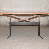 Coffee table convertible teak 60s