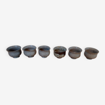6 La Borne Digan stoneware bowls