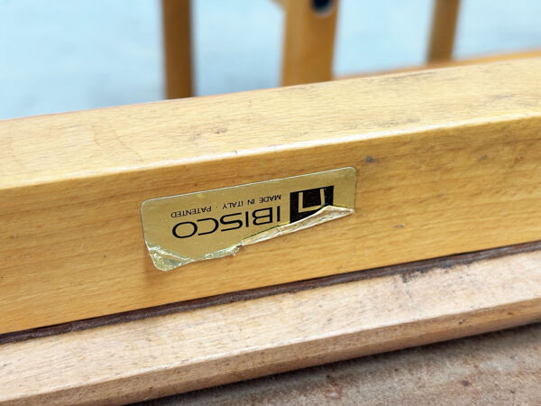 Ensemble exceptionnel de huit chaises de salle à manger par Ibisco Sedie.