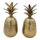 Pair of "Pineapple" Ice Buckets in Brass, in the Style of Mauro Manetti, A