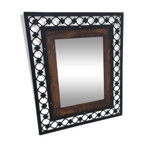 miroir fer forgé artisanal