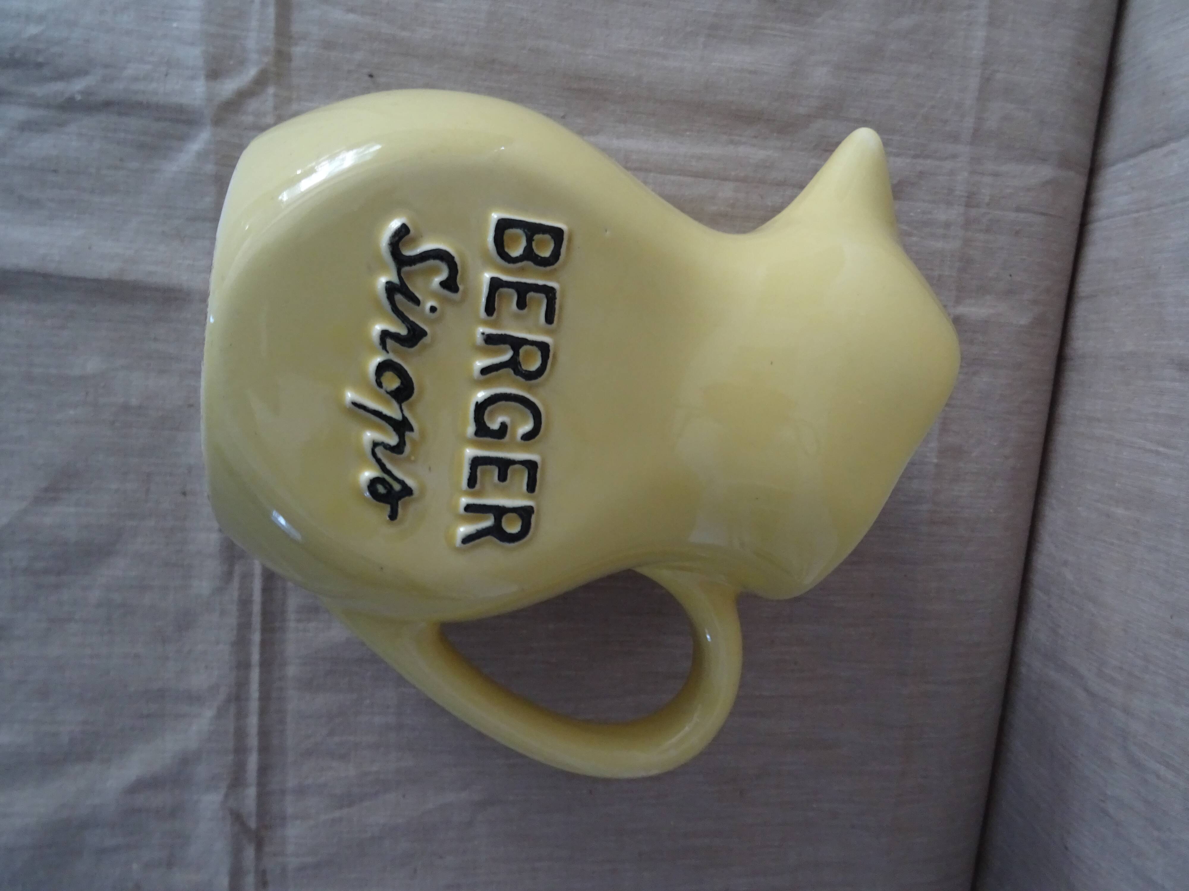 Carafe bistro faience old berger vintage syrups