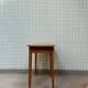 Bureau, table d’appoint en hêtre, restauré