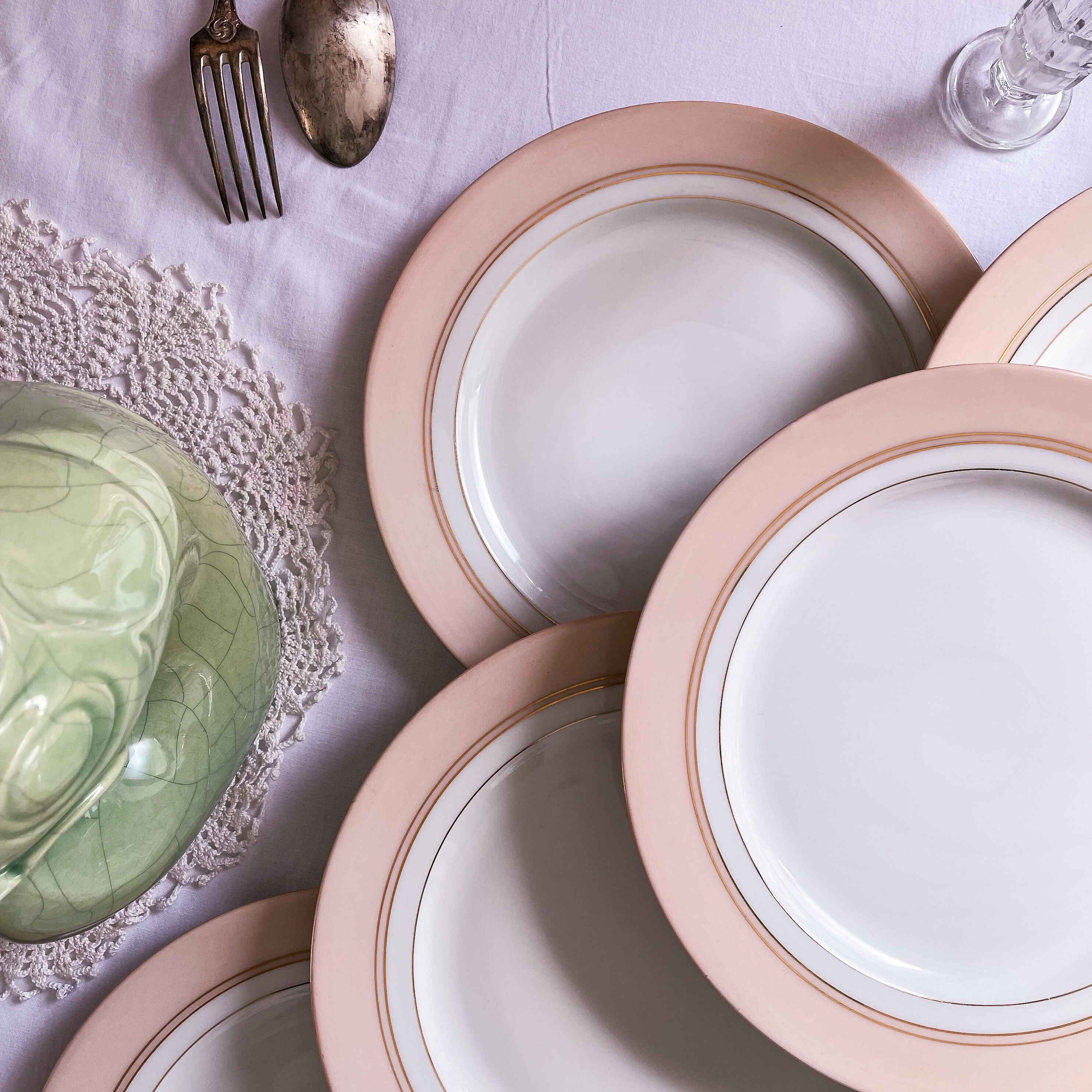 Limoges porcelain service