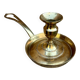Brass hand candlestick