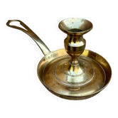 Brass hand candlestick