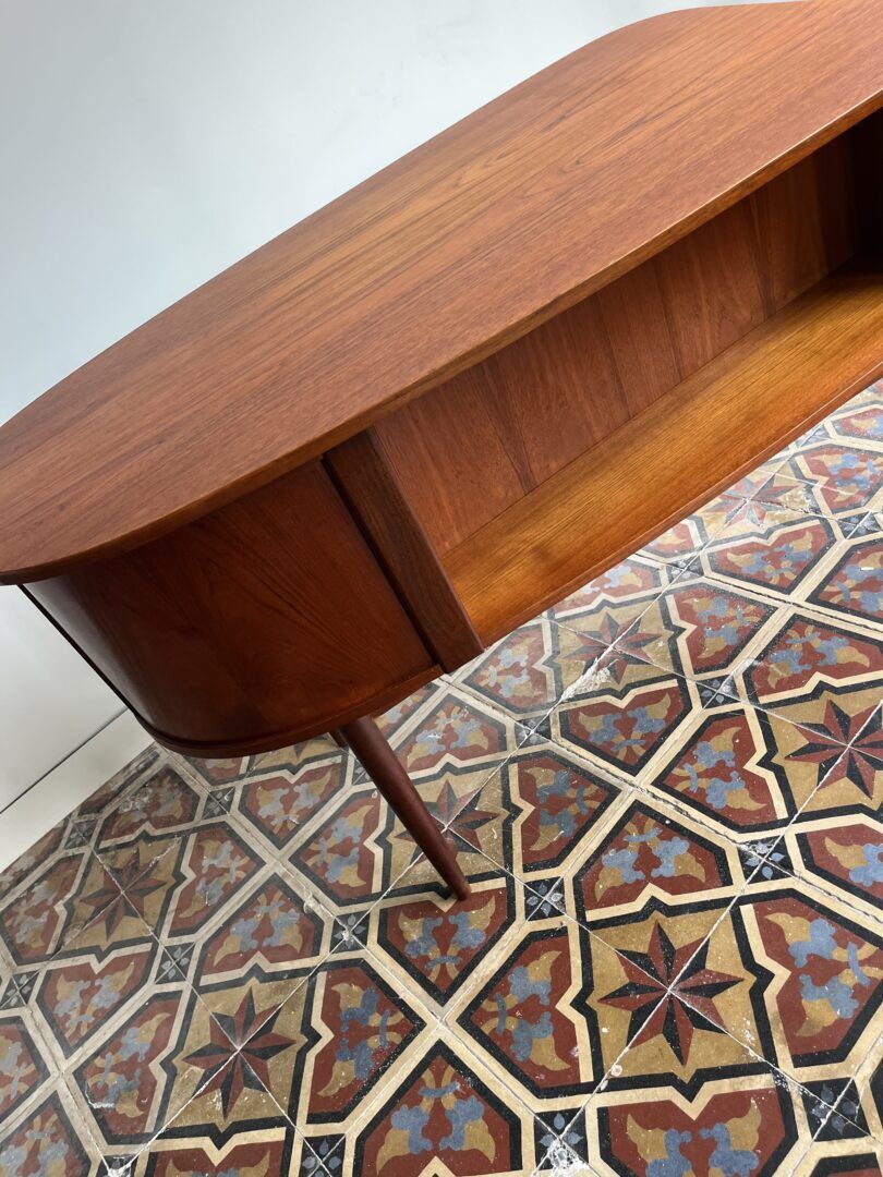 Danish kidney shaped desk