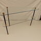 Carcassonne 1950 tripod shop shelf