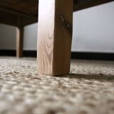 Table basse de ferme en bois