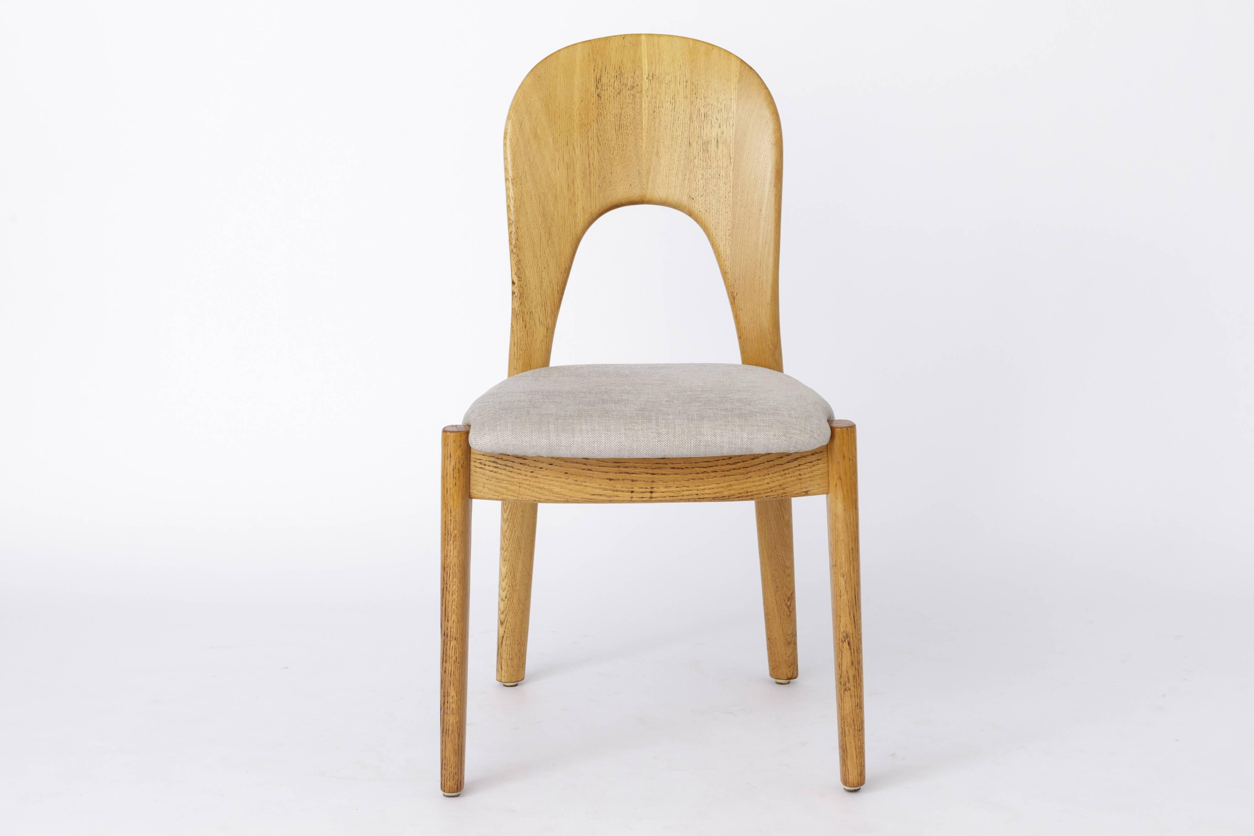 1 of 5 Niels Koefoed Chairs Oak 1970s Danish Vintage