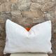 Moroccan orange pillowcase, Berber cushion cover, ear pillowcase.